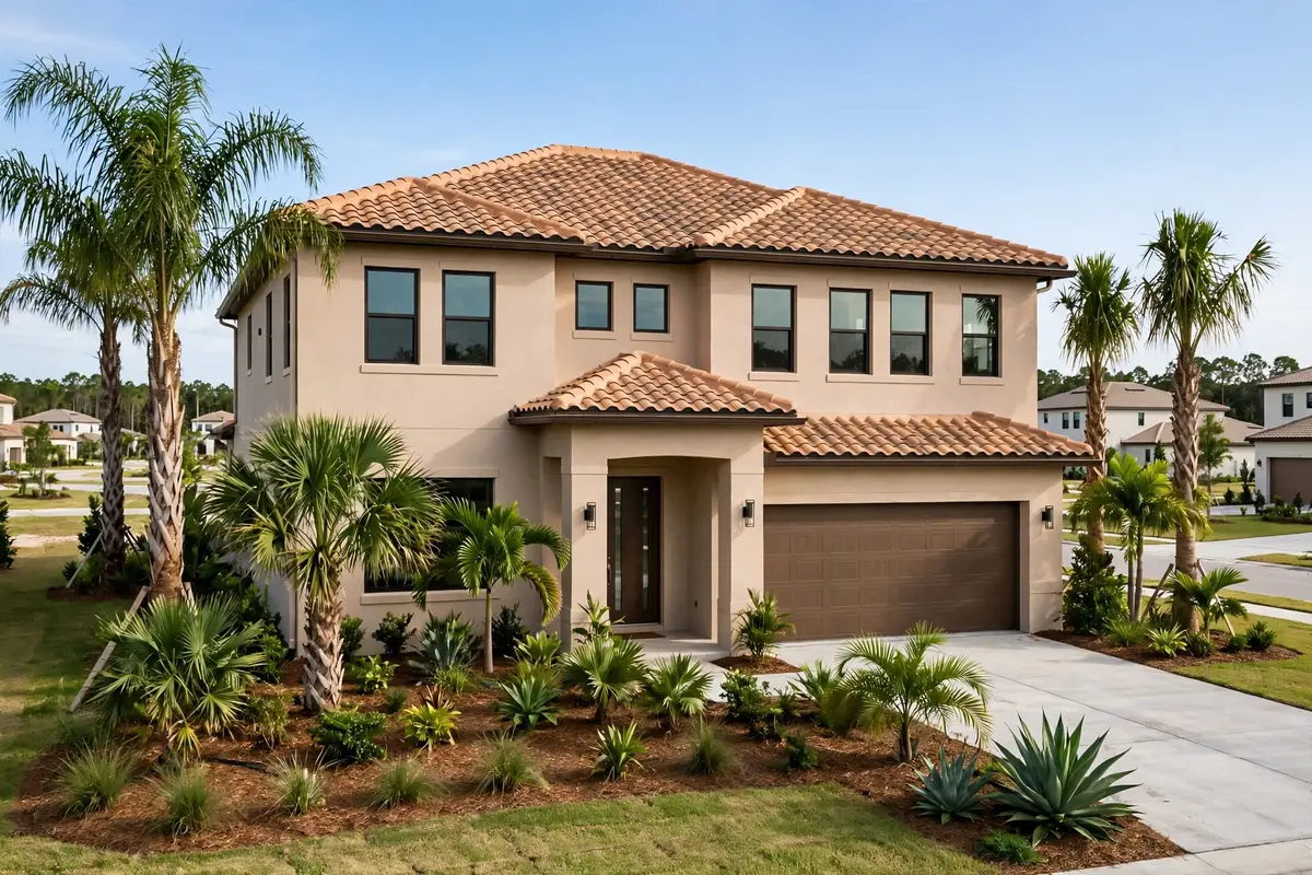 Two story home in a new Parrish FL subdivision